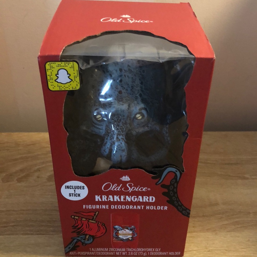 Old Spice Krankengard figurine deodorant holder